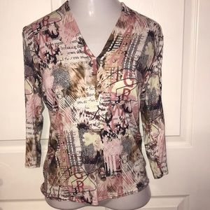 3/$10 V-neck Long Sleeve